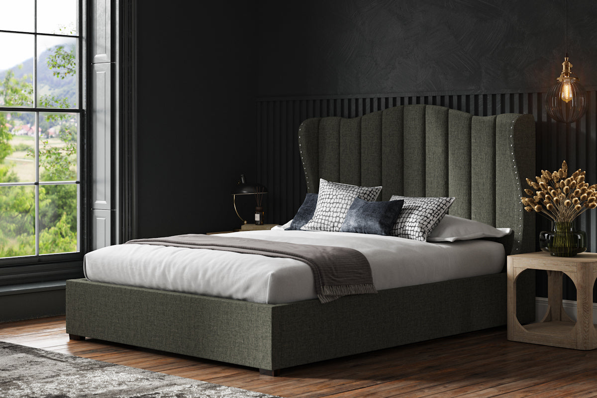 Stirling Ottoman Fabric Bed