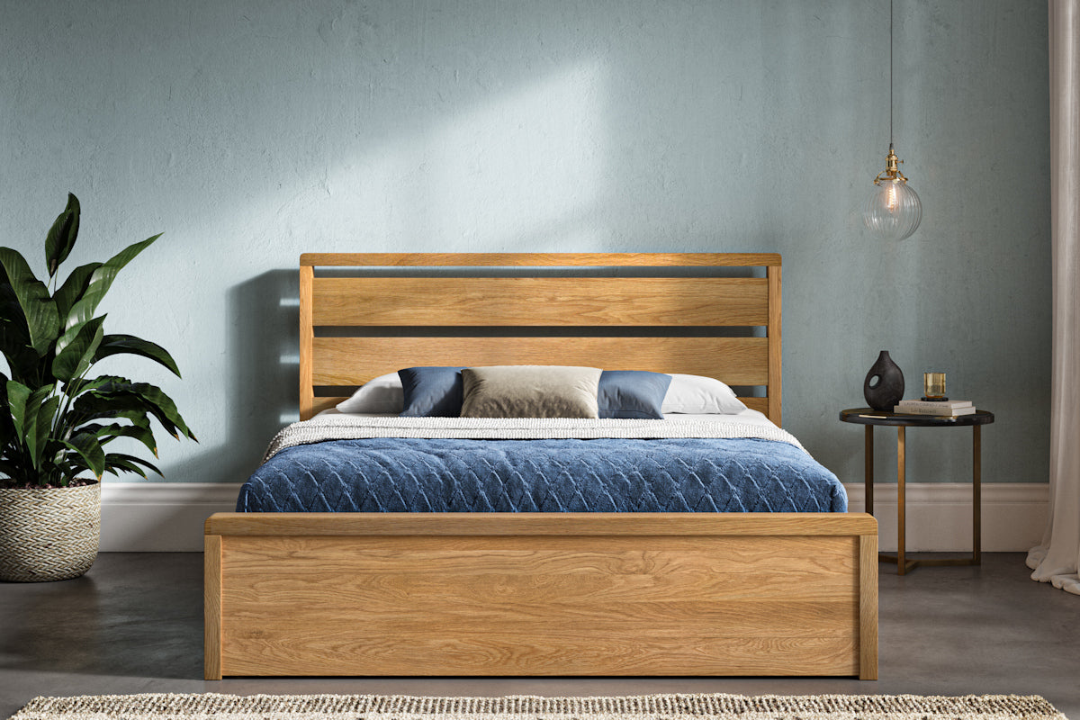 Mellow Oak Ottoman Bed Frame