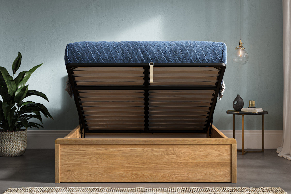 Mellow Oak Ottoman Bed Frame