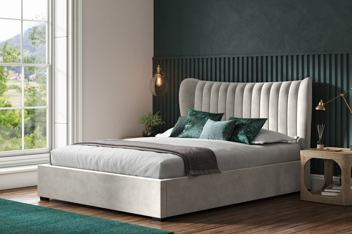 Hadley Velvet Ottoman Bed