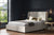 Orion Velvet Ottoman Bed