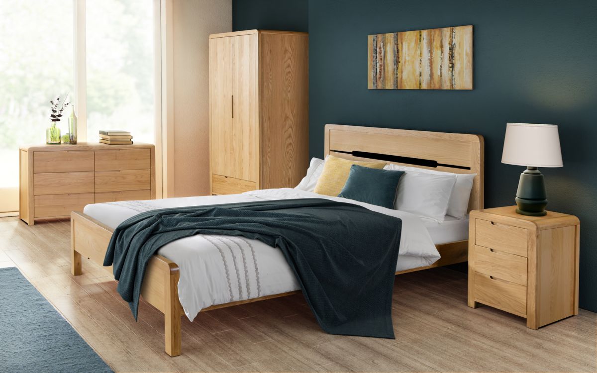 Curved Wooden Bed