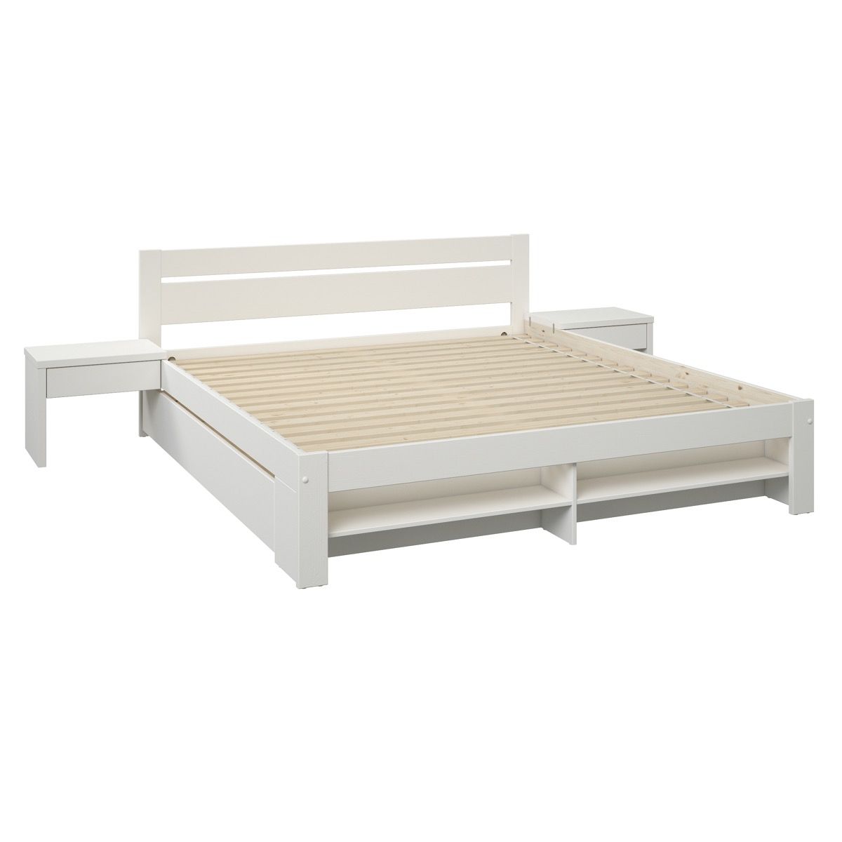 Paris Storage Bed White