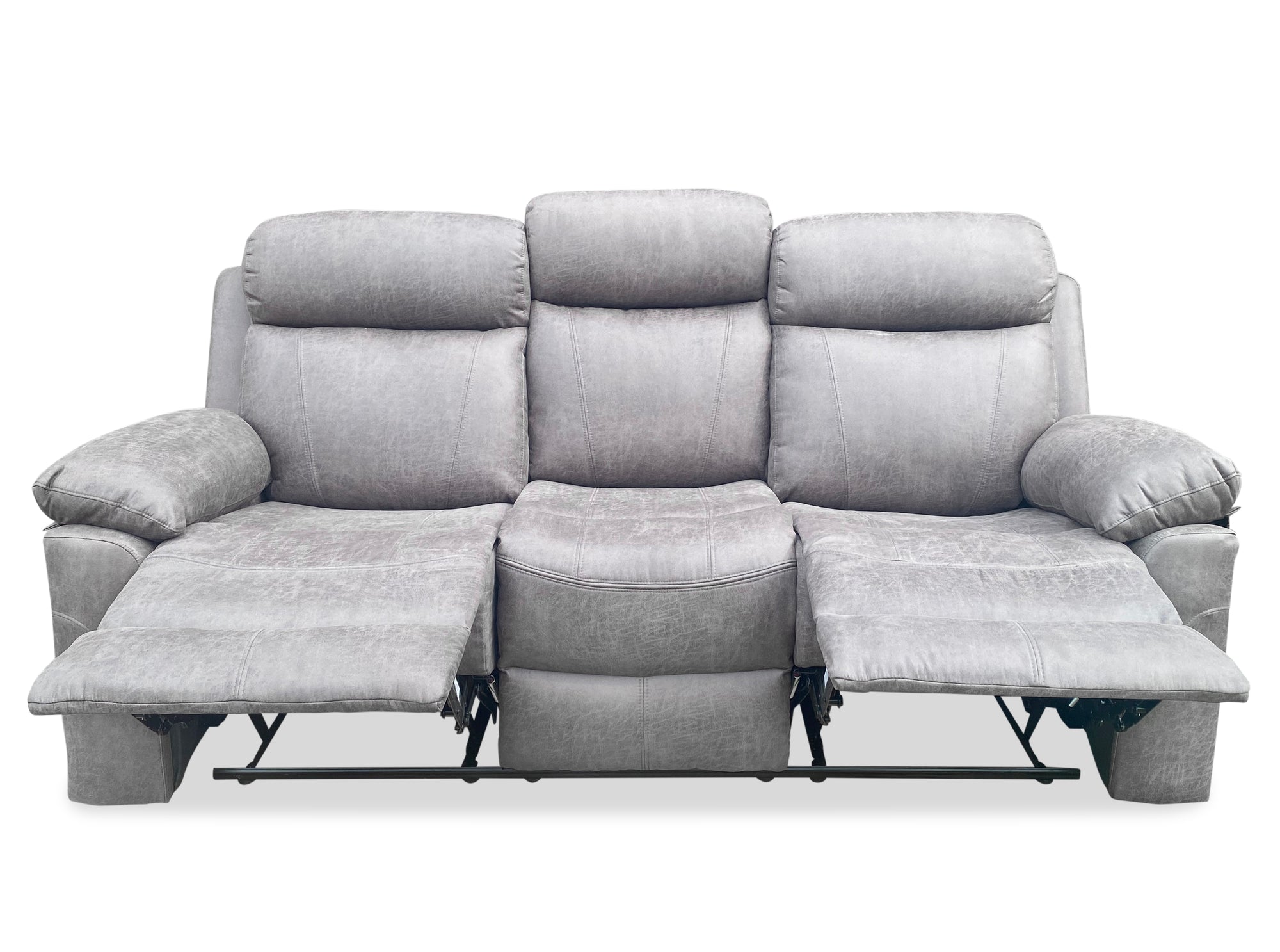 Recliner Sofa Suede Leather fabric