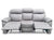 Recliner Sofa Suede Leather fabric