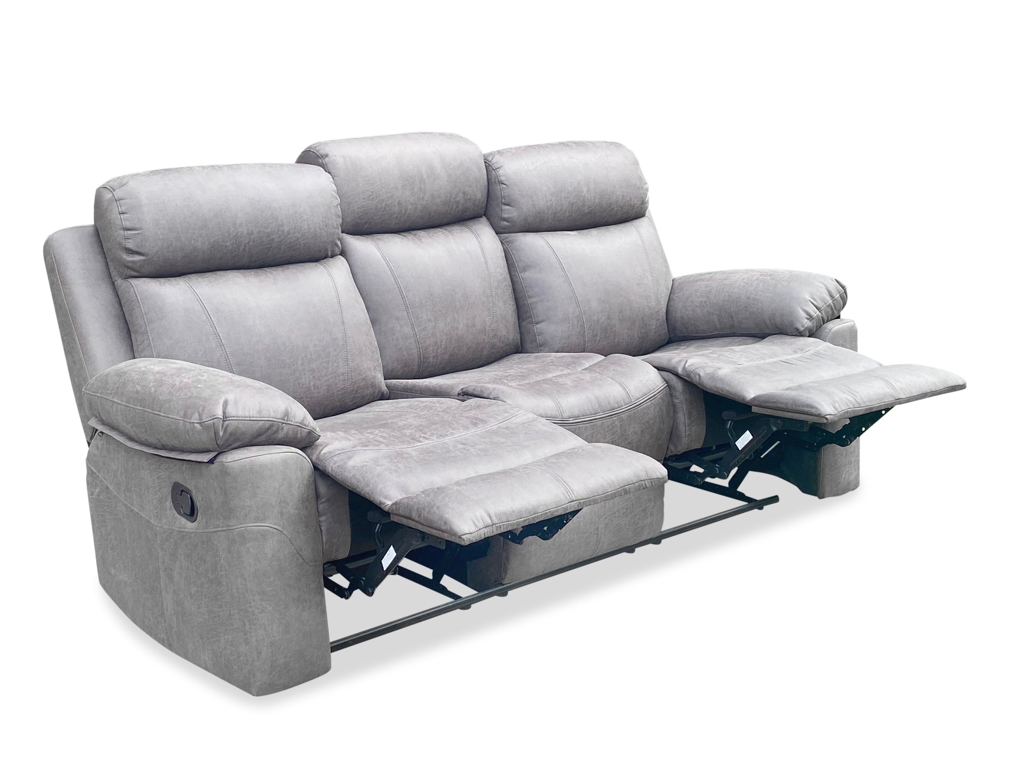 Recliner Sofa Suede Leather fabric