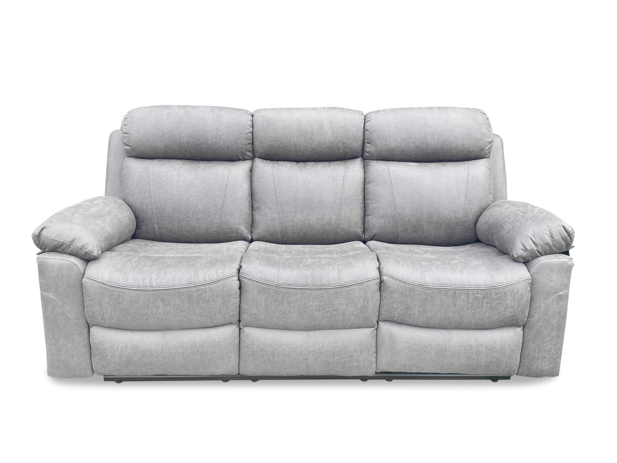 Recliner Sofa Suede Leather fabric