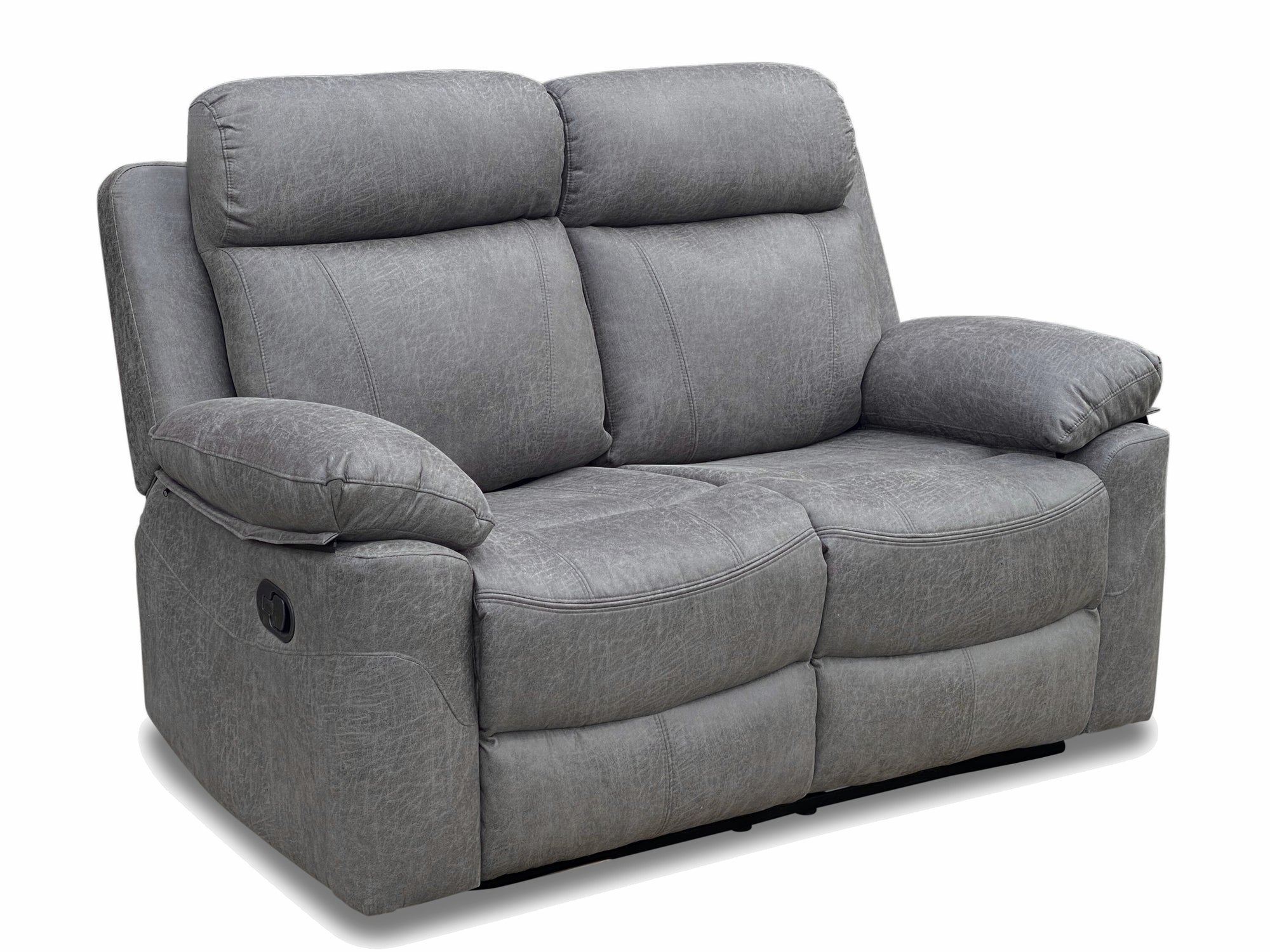 Recliner Sofa Suede Leather fabric