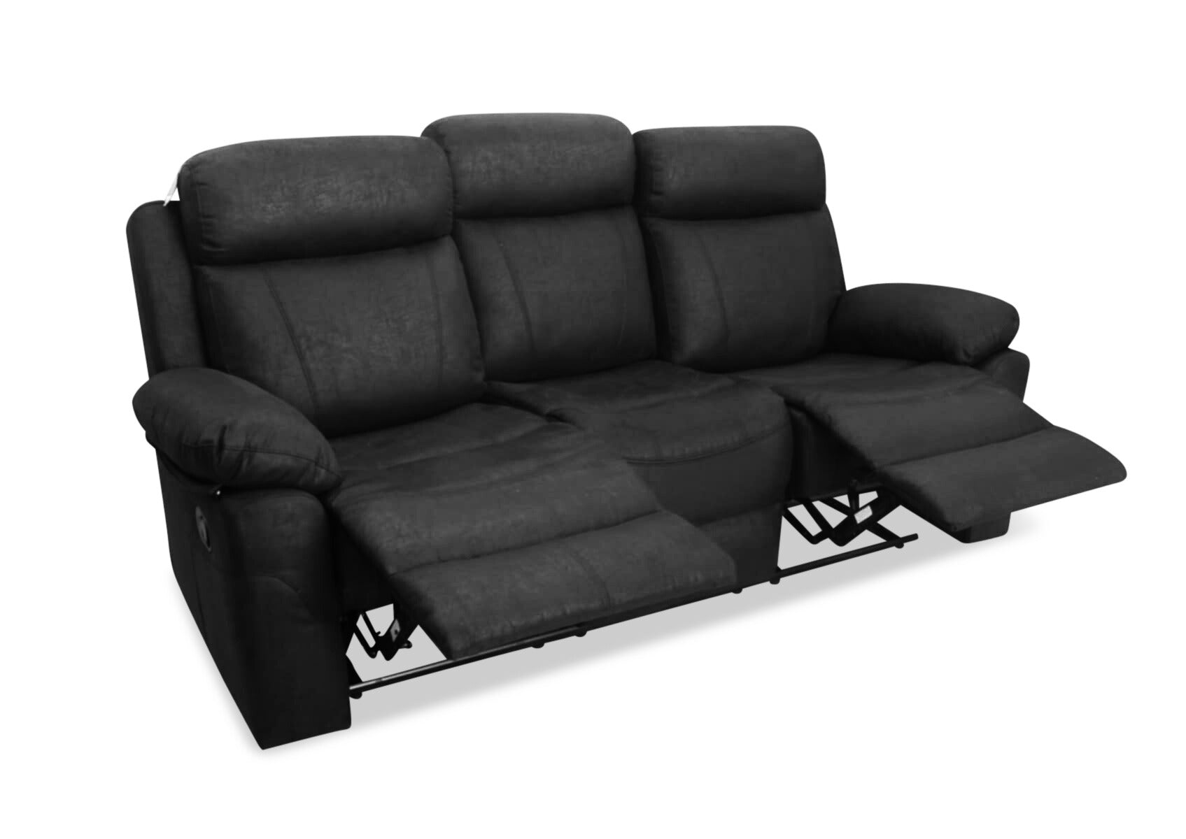 Recliner Sofa Suede Leather fabric