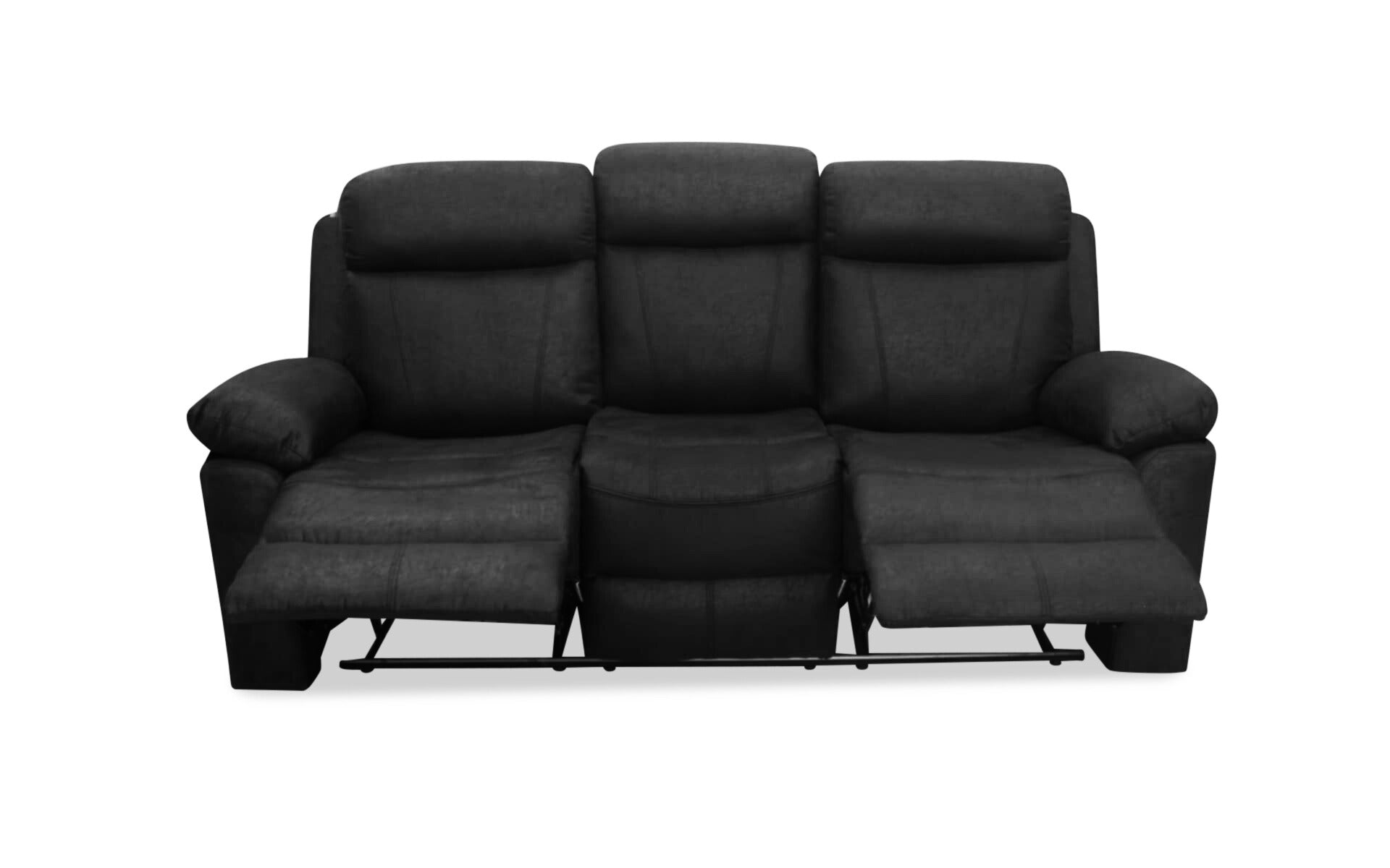 Recliner Sofa Suede Leather fabric