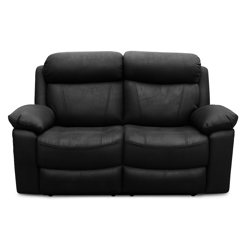Recliner Sofa Suede Leather fabric