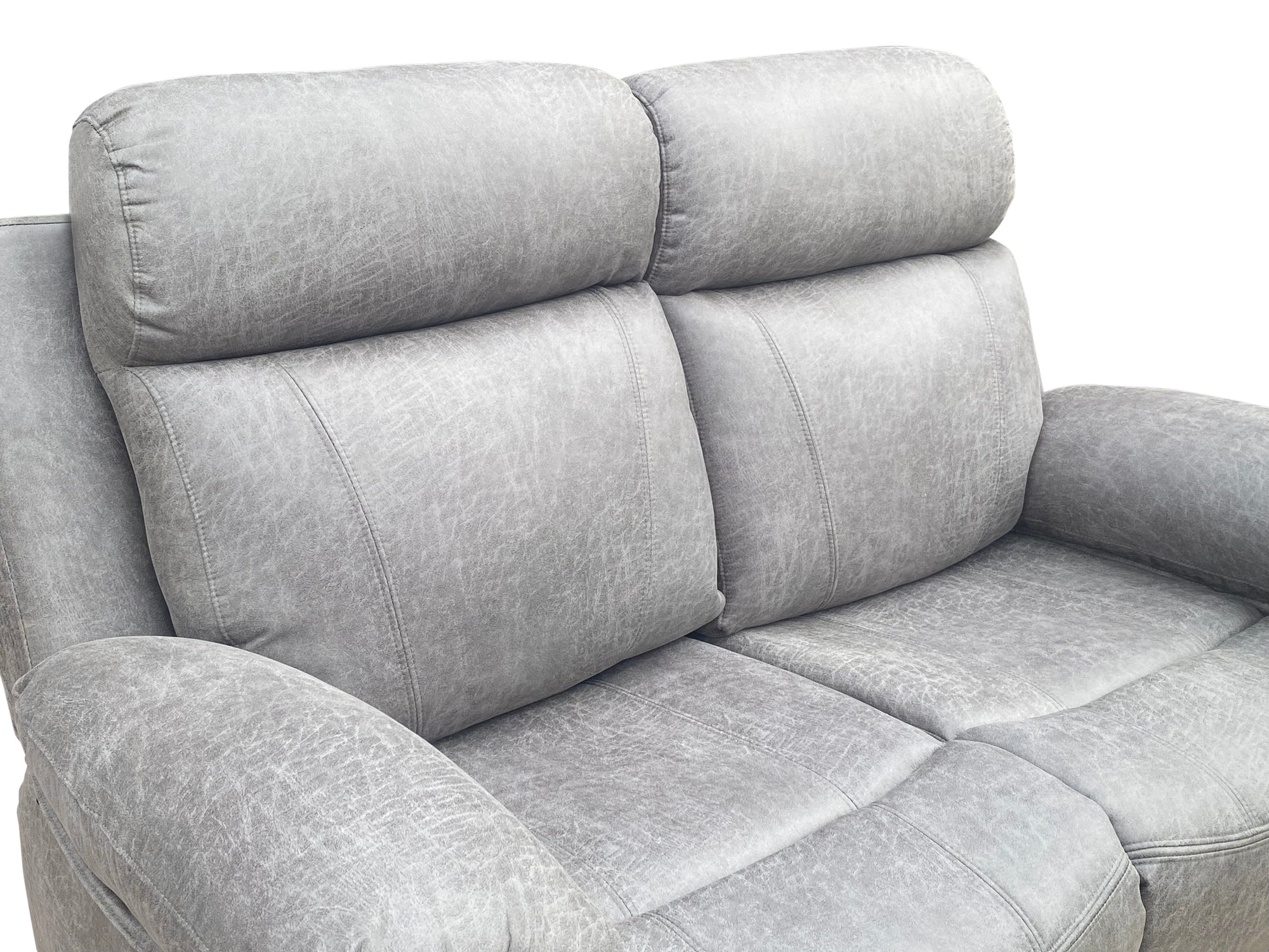Recliner Sofa Suede Leather fabric