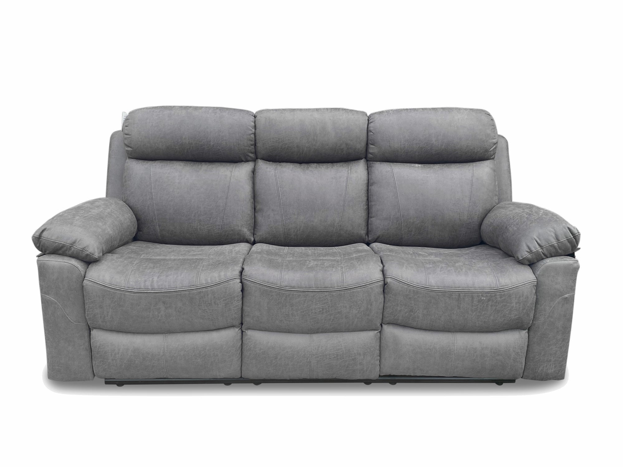Recliner Sofa Suede Leather fabric