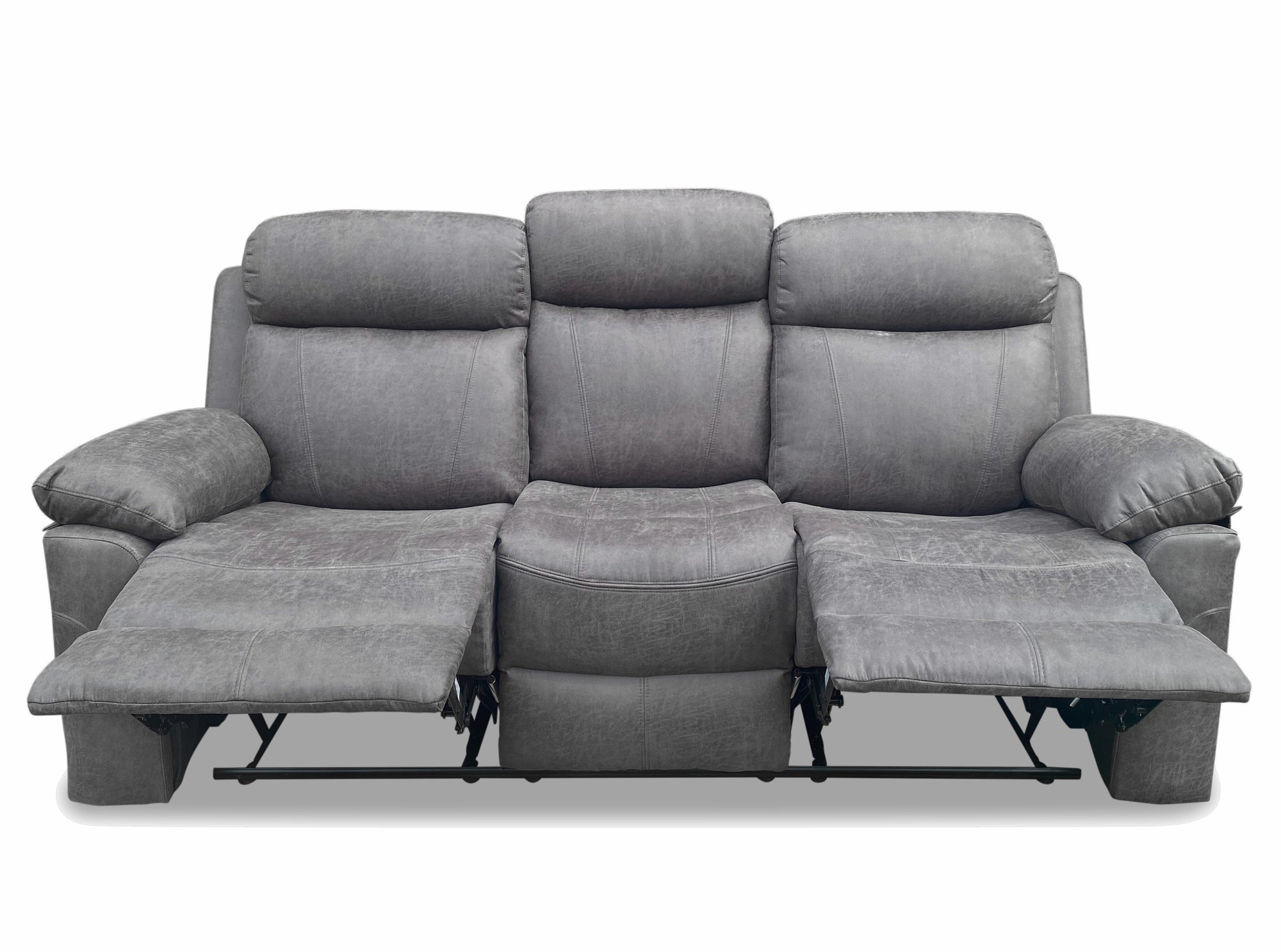 Recliner Sofa Suede Leather fabric