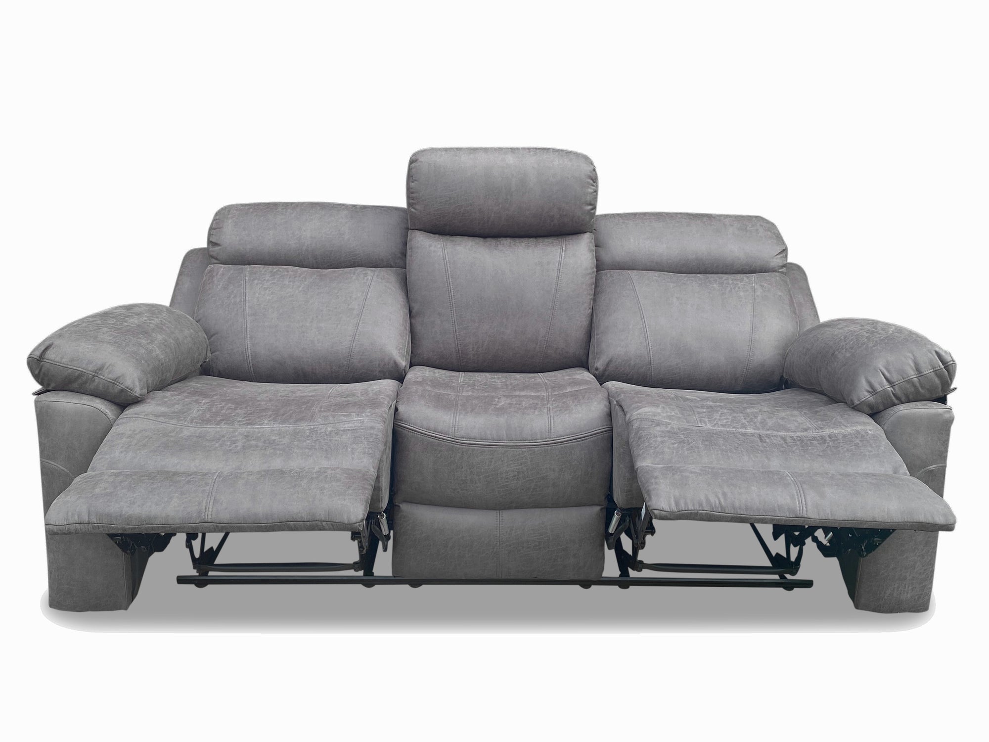 Recliner Sofa Suede Leather fabric