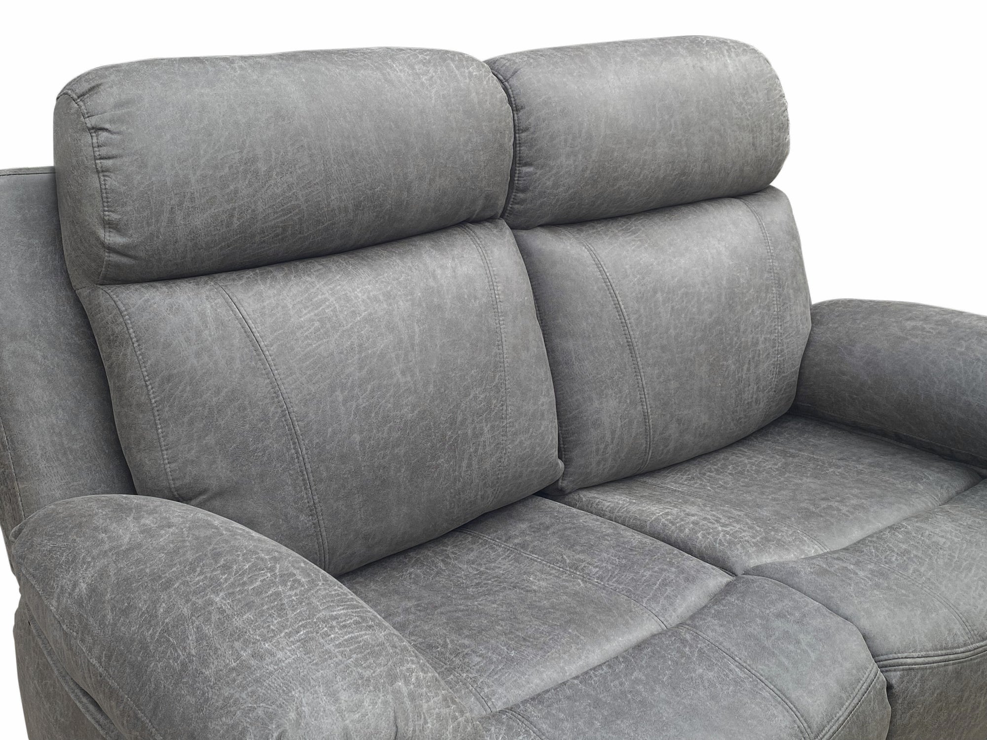 Recliner Sofa Suede Leather fabric