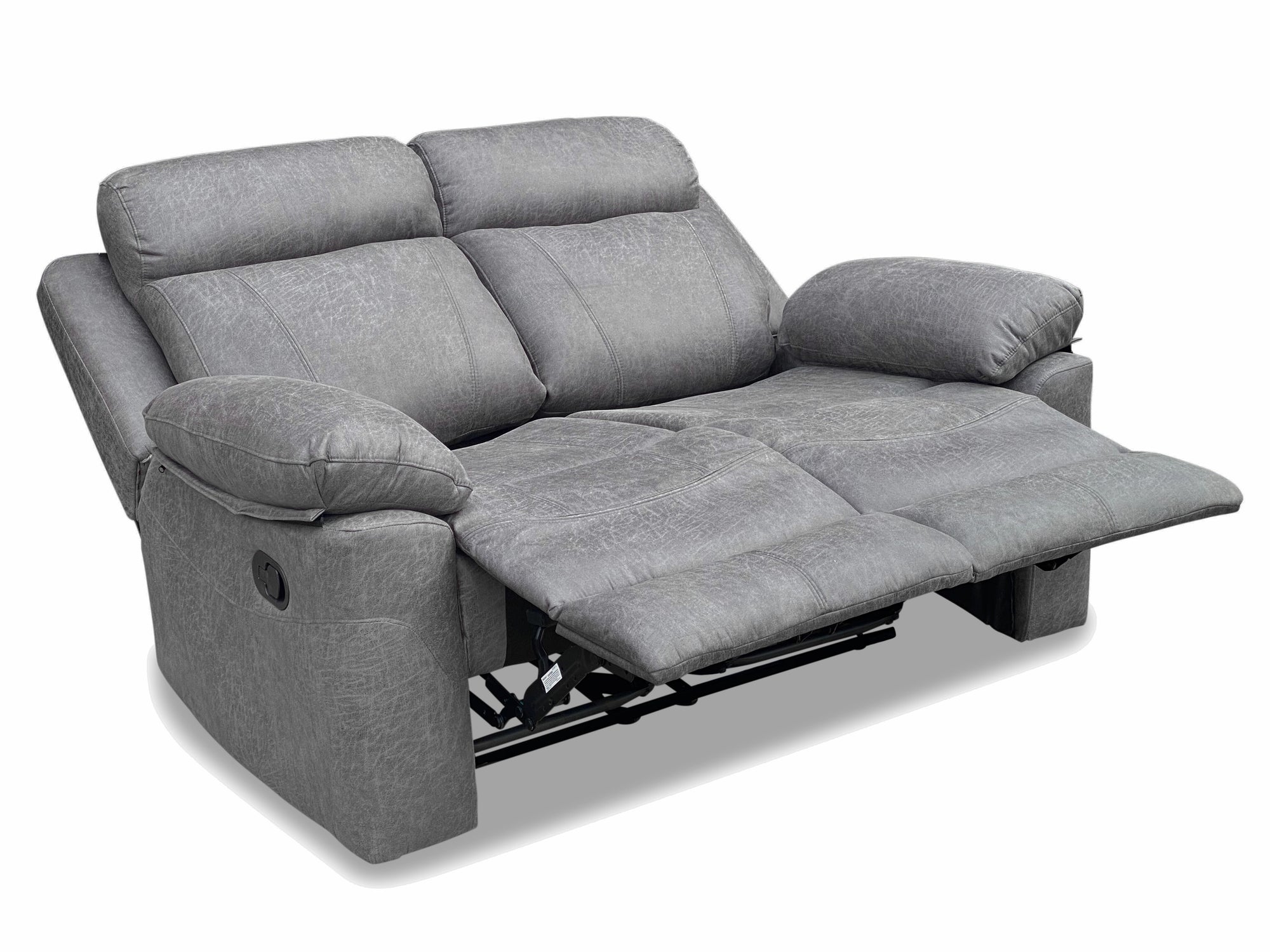 Recliner Sofa Suede Leather fabric