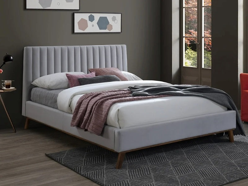 Allure Velvet Fabric Bed