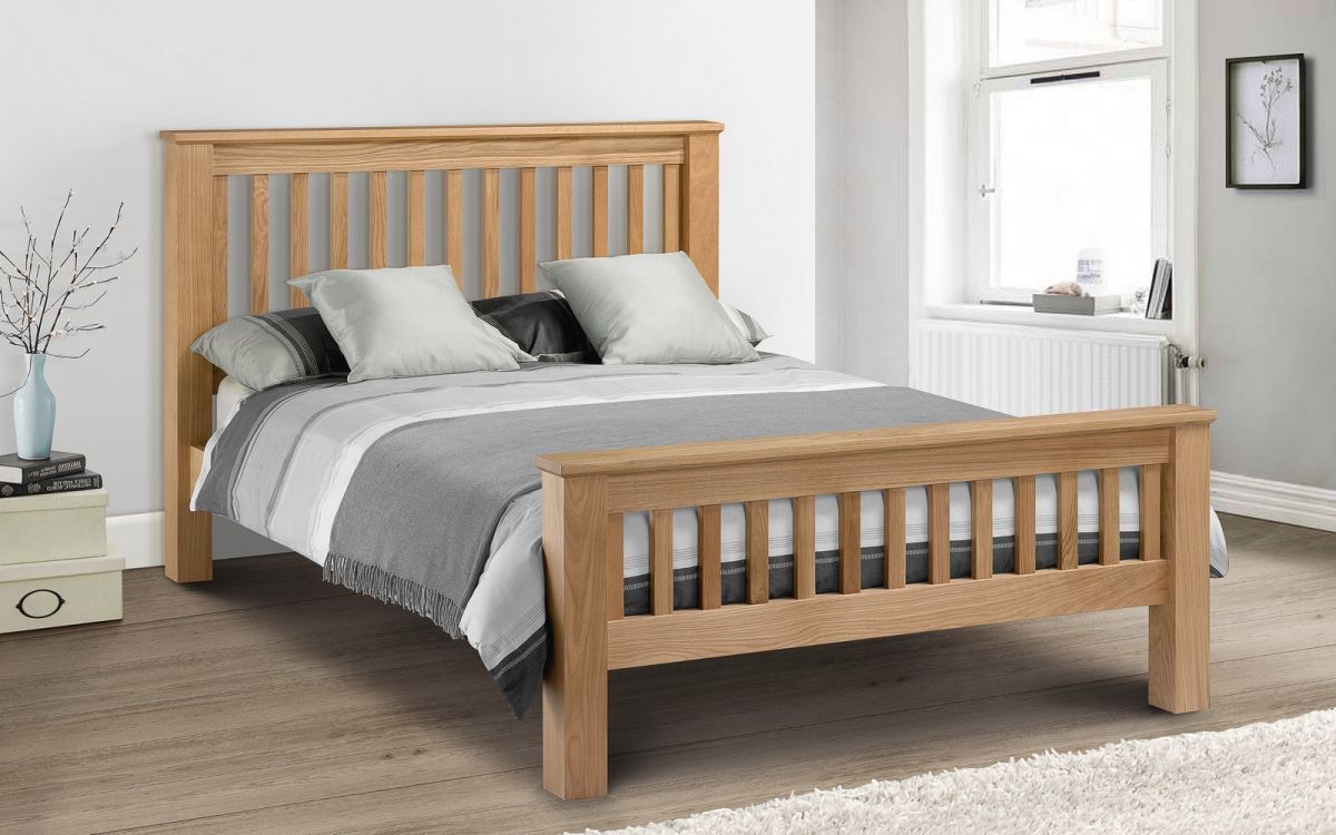 Amelia Oak Wooden Bed