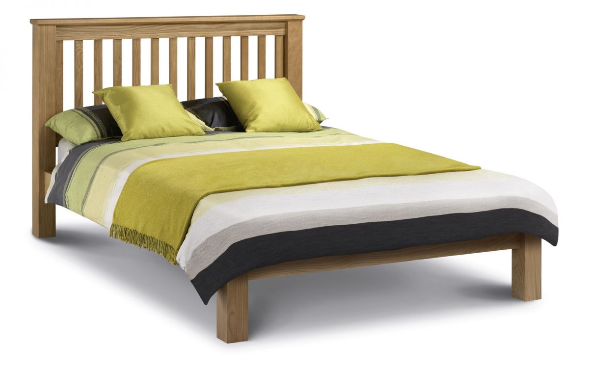 Amelia Oak Low Foot End Bed