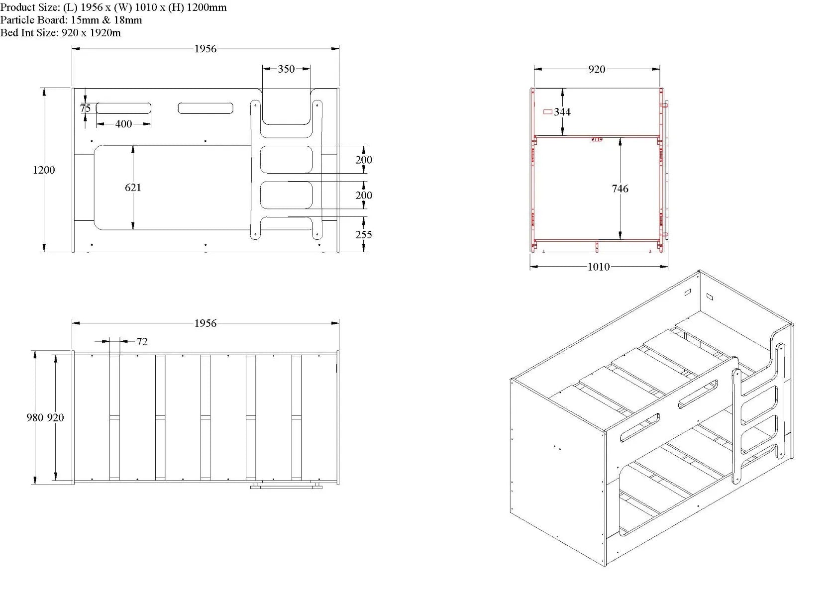 AstroSphere Bunk Bed