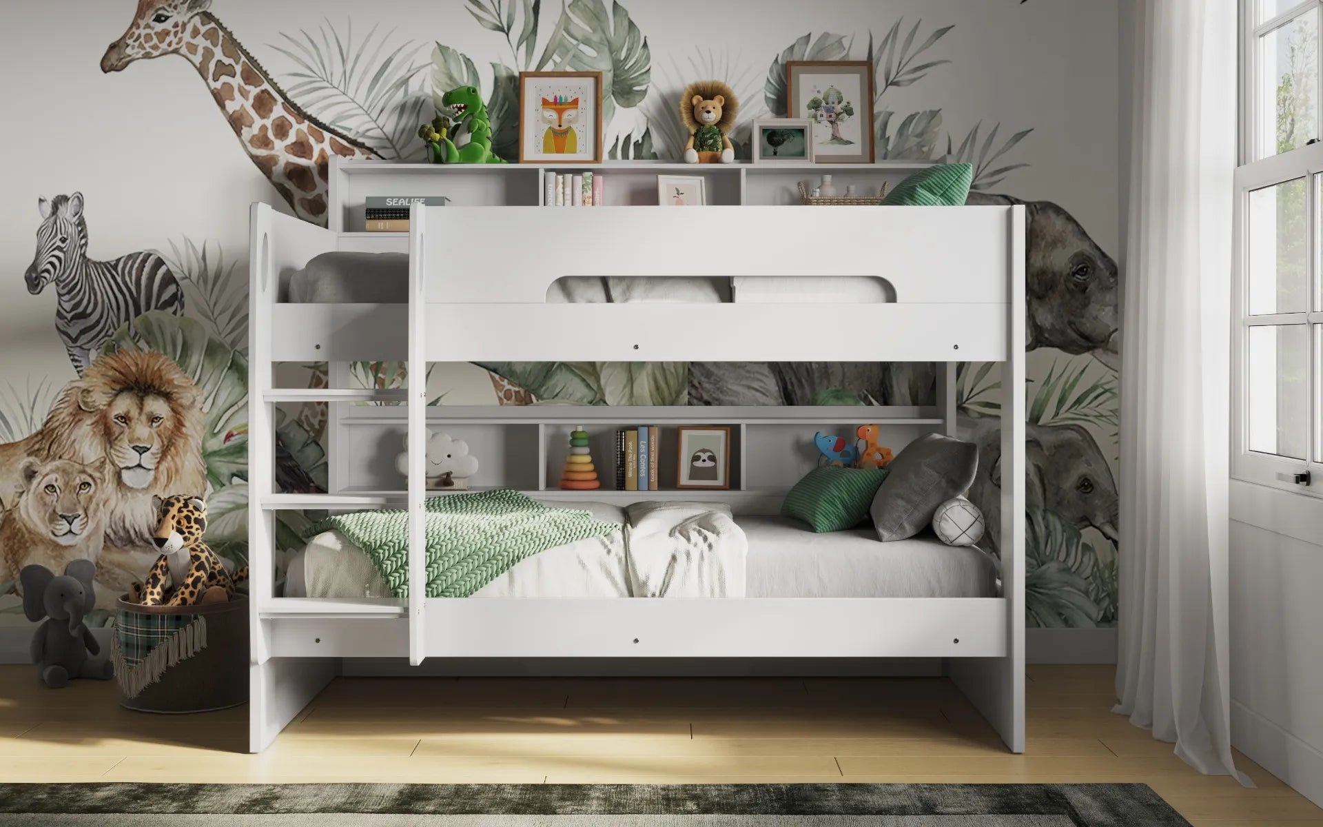 Illustrious Bunk Bed White With Optional Trundle