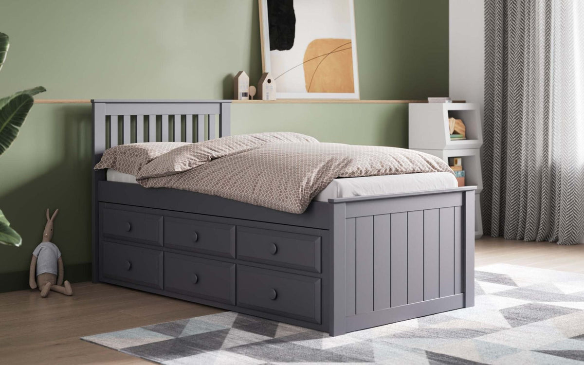 Monarch Wooden Guest Bed