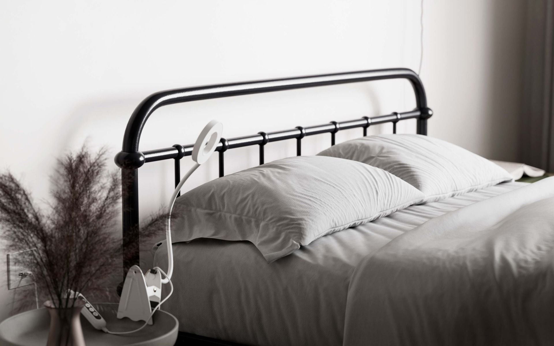 Crestwood Black Metal Bed Frame