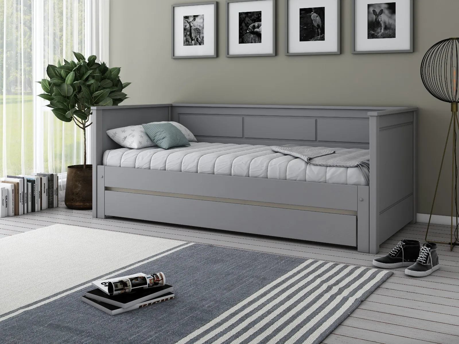 Elara Wooden Guest Bed