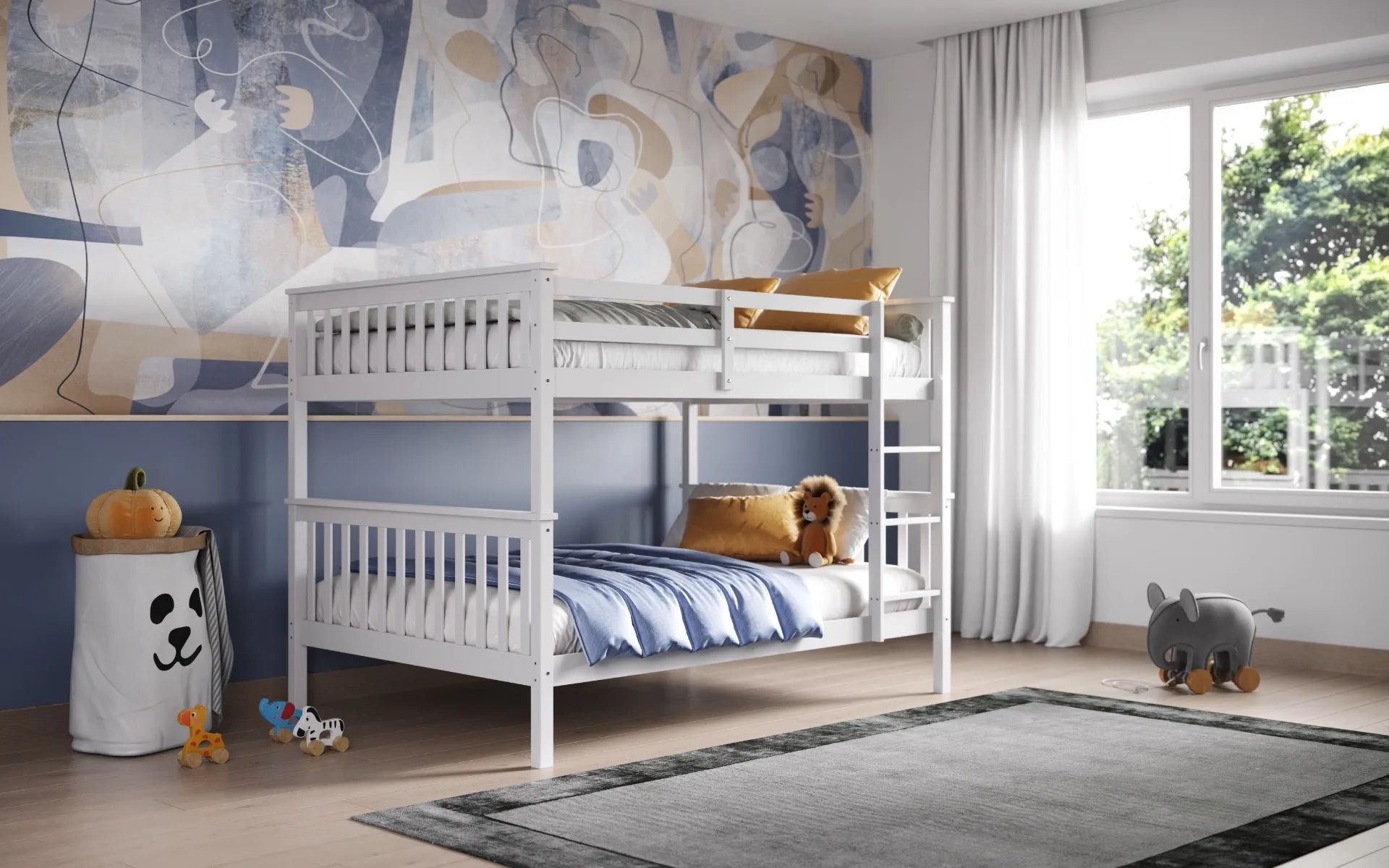 Theodore Detachable Small Double Bunk Bed