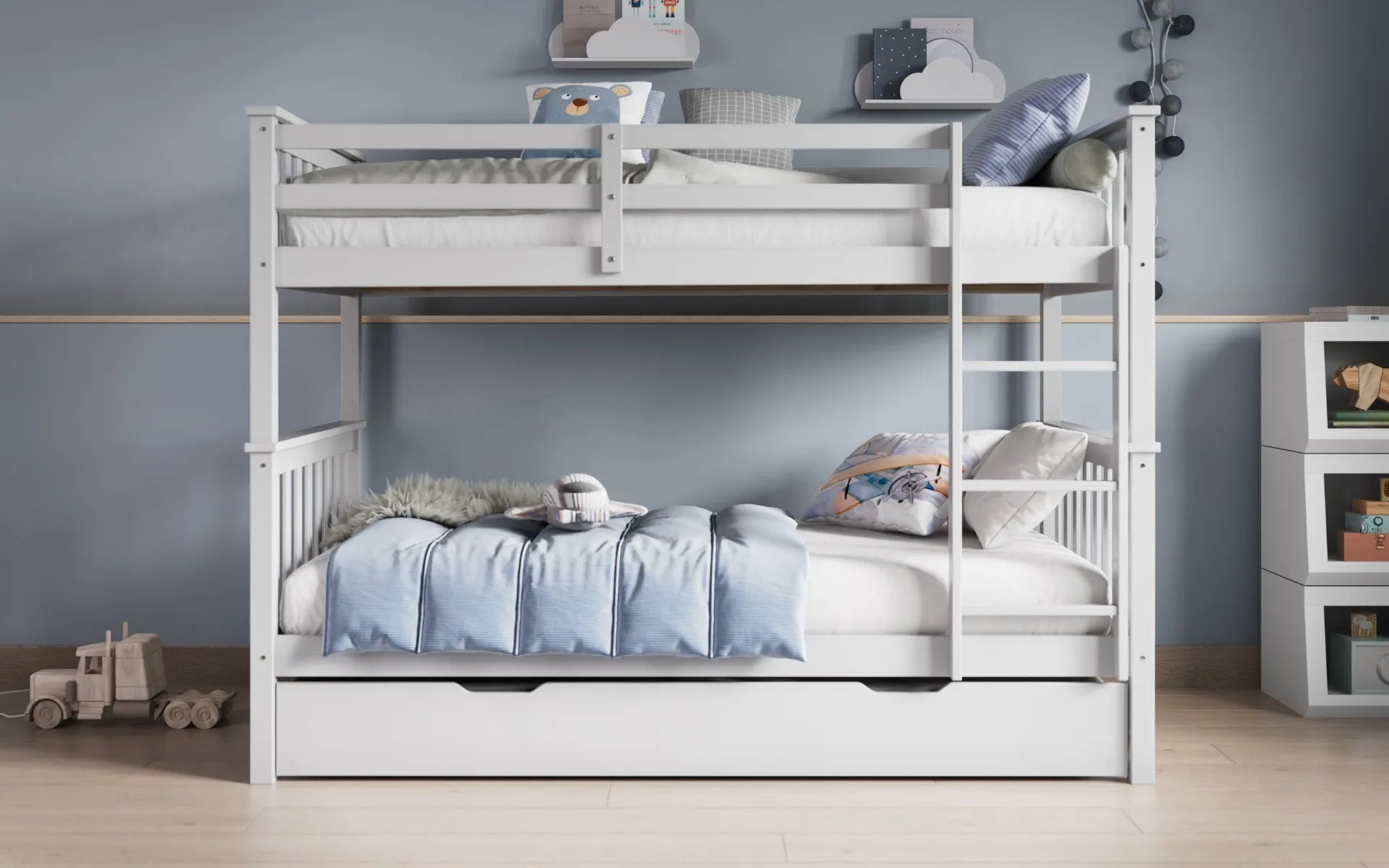 Zenith Trundle Bunk Bed