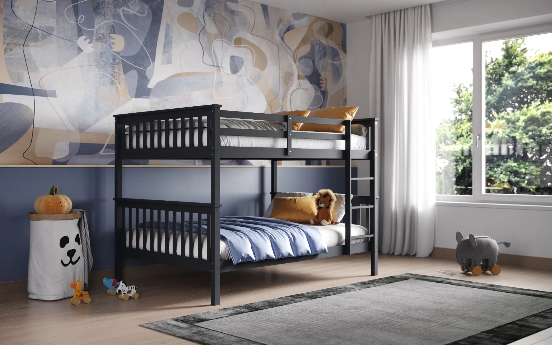 Theodore Detachable Small Double Bunk Bed