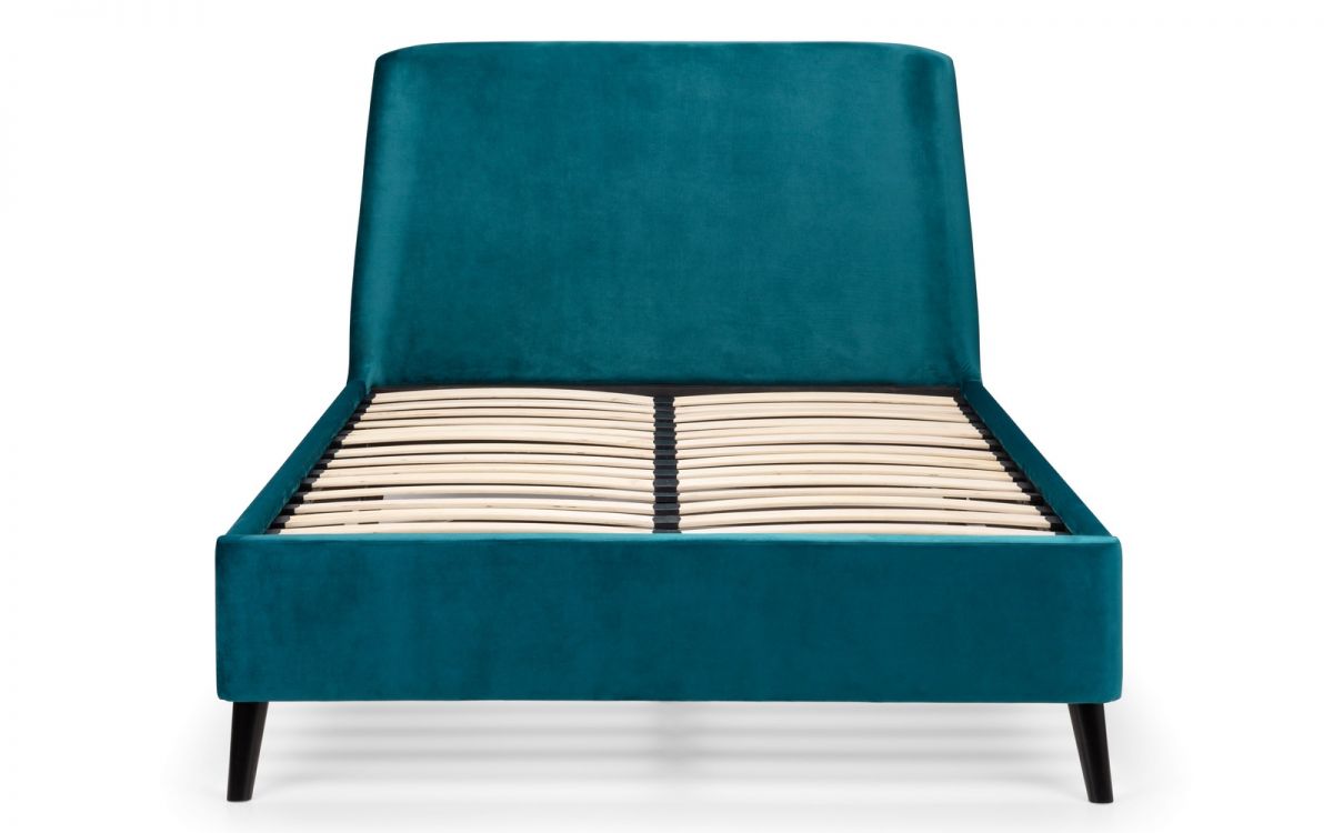 Fable Curved Velvet Bed