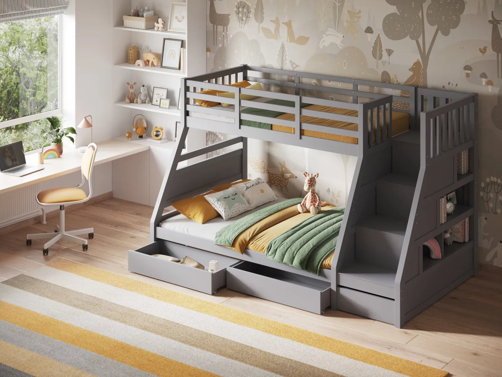 Luxe Triple Bunk Bed