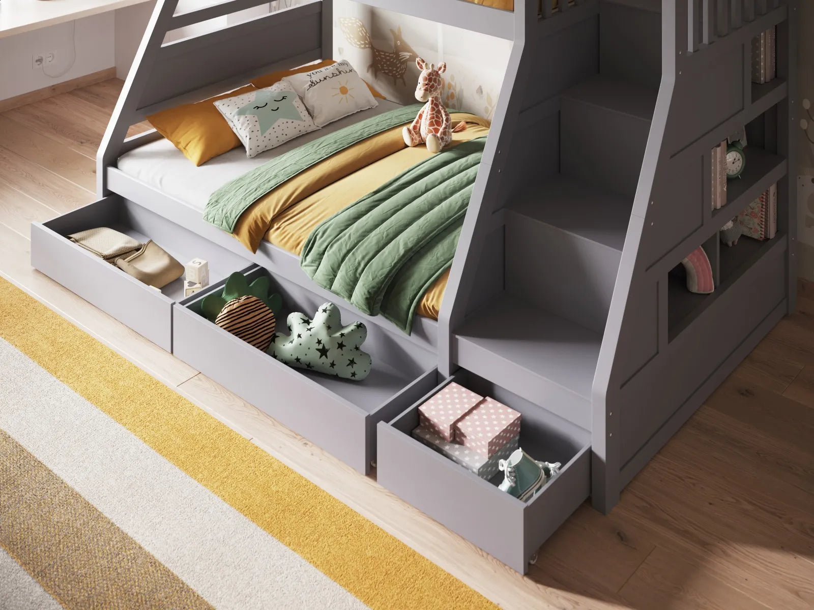 Luxe Triple Bunk Bed