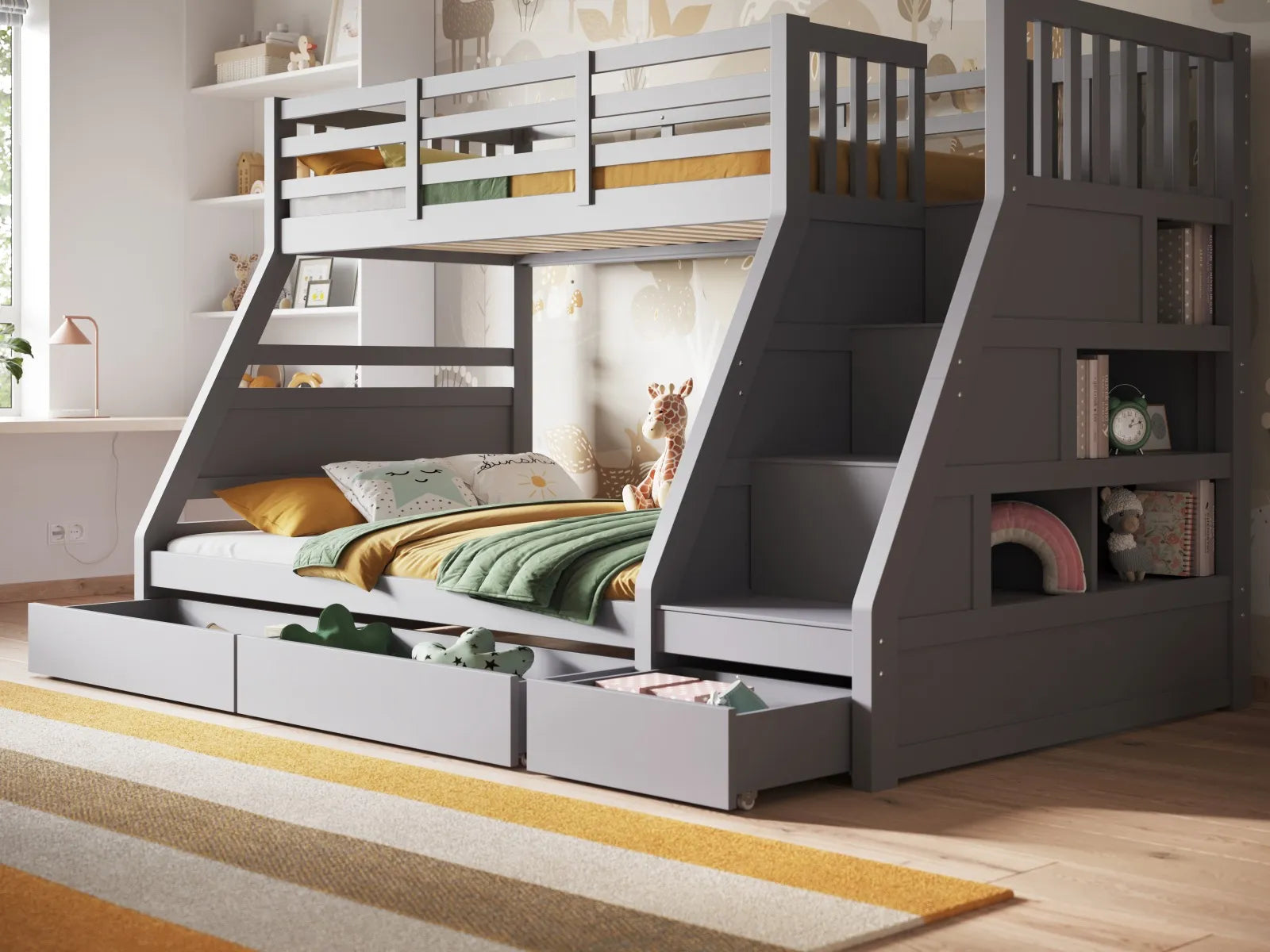 Luxe Triple Bunk Bed