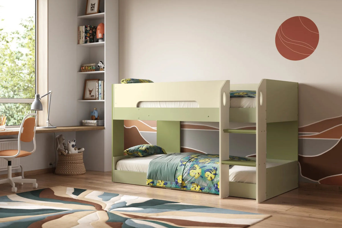 Green Marvel Mini Bunk Bed