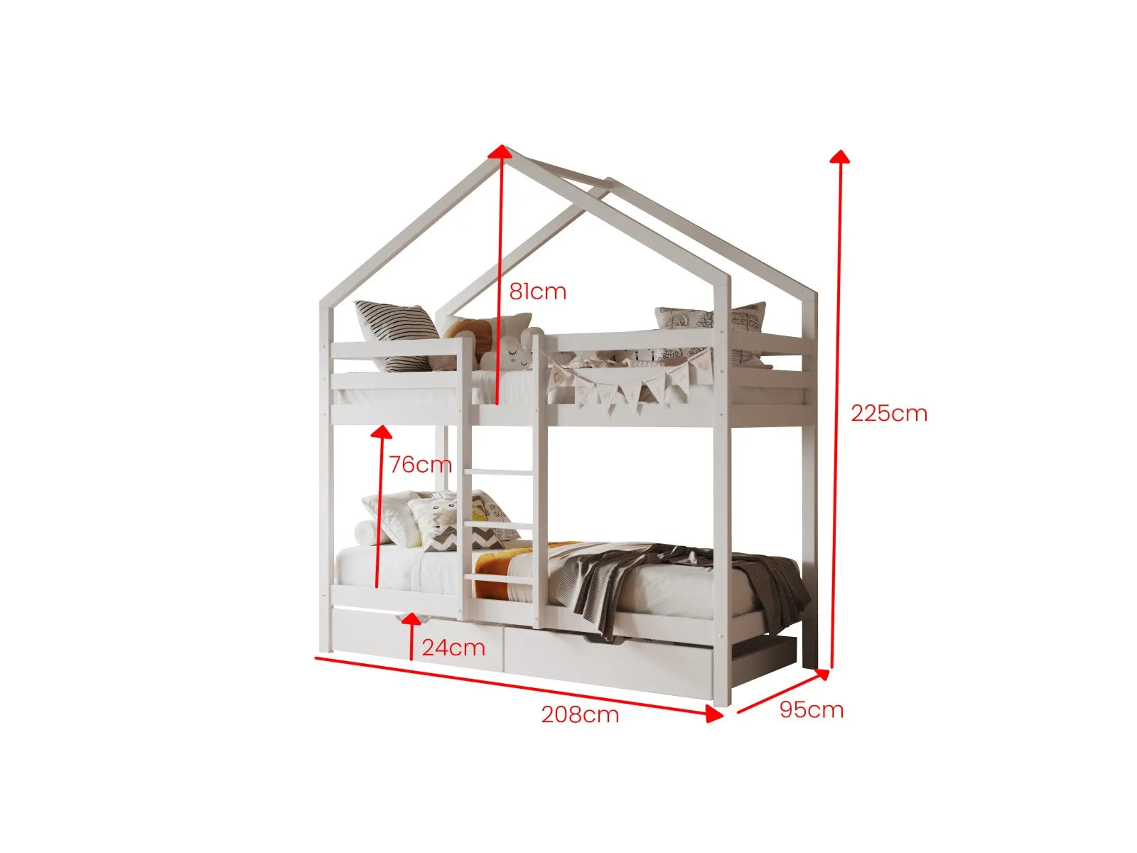 Nestled House Bunk Bed