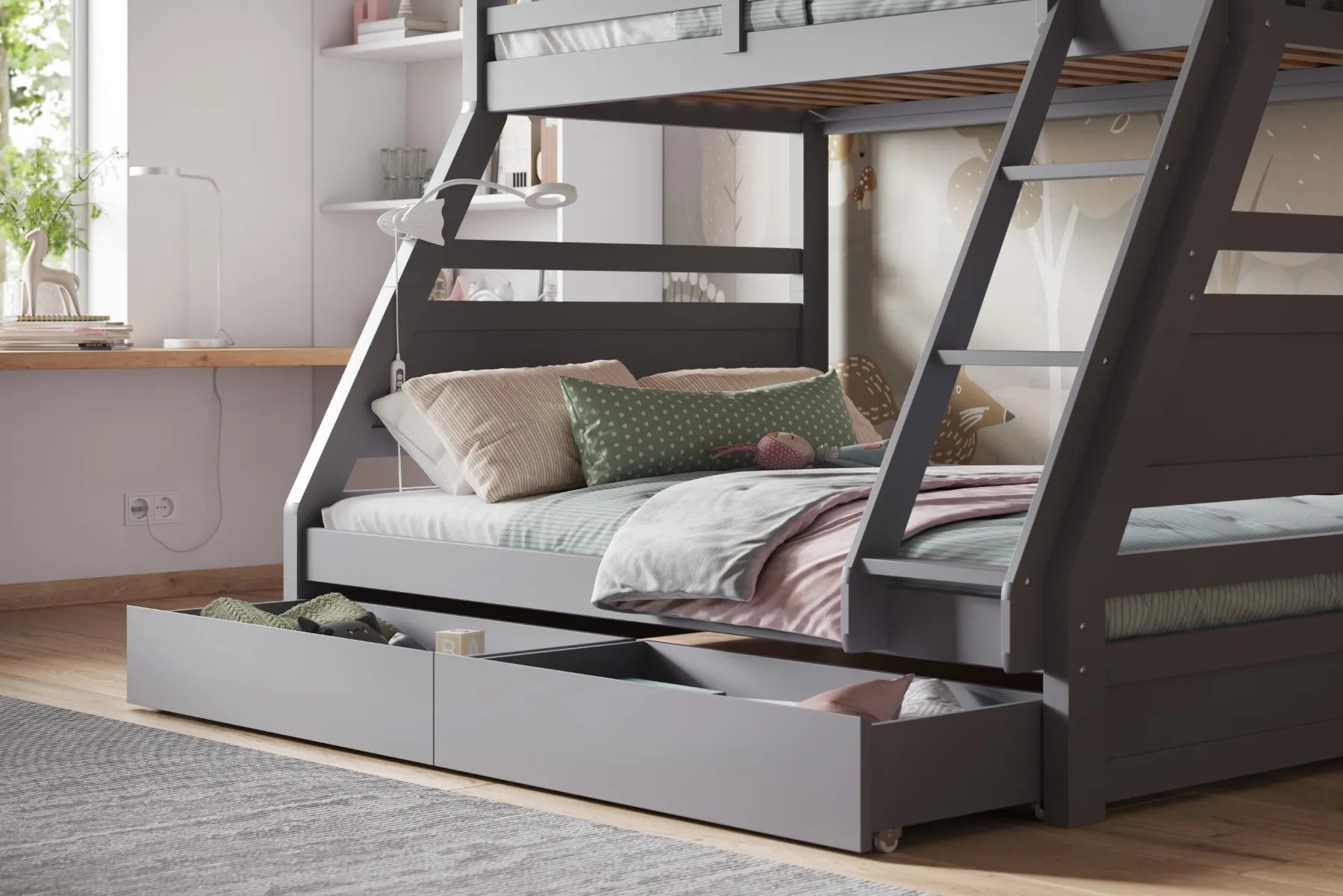 Oceano Triple Bunk Wooden