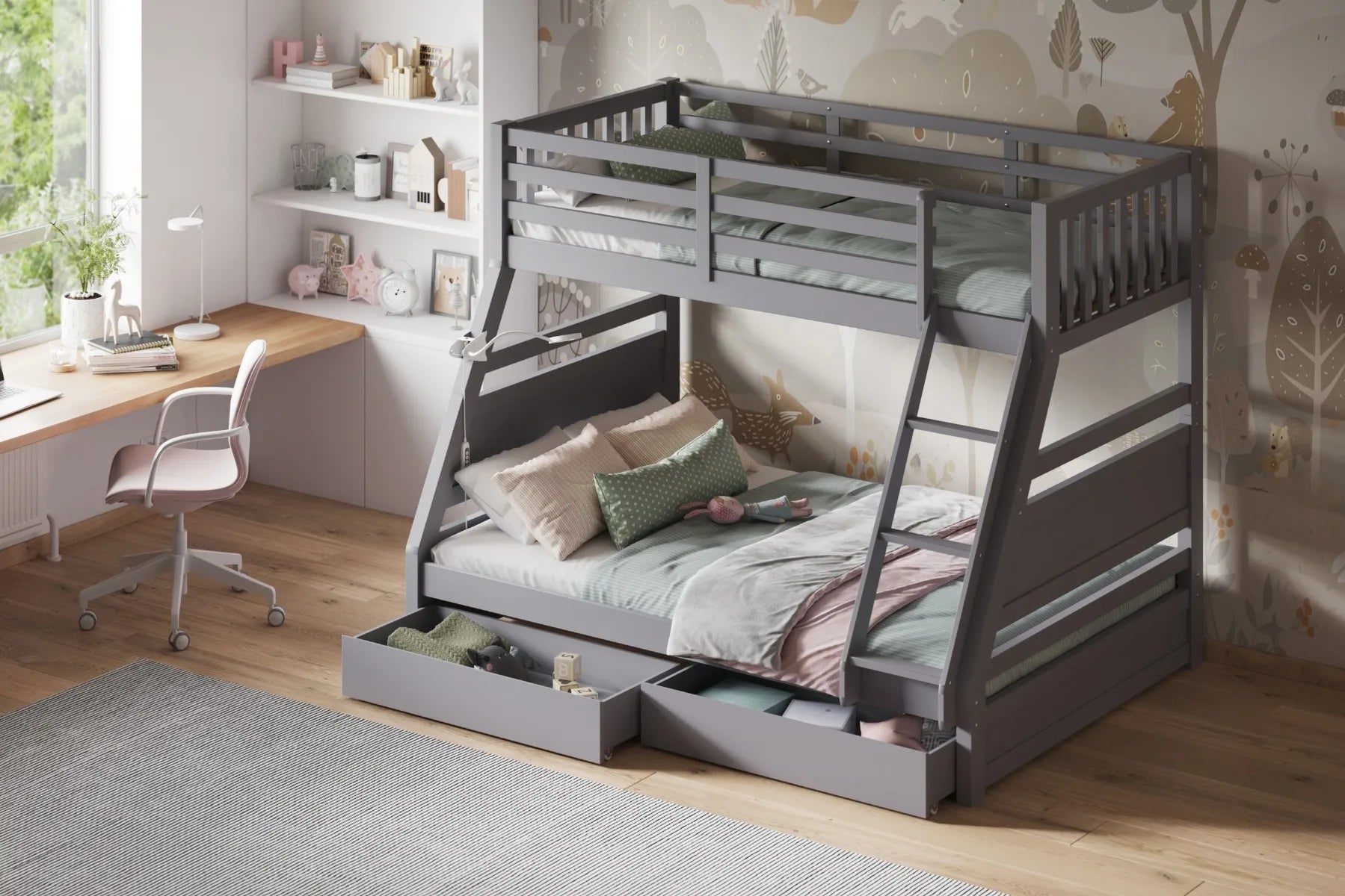 Oceano Triple Bunk Wooden