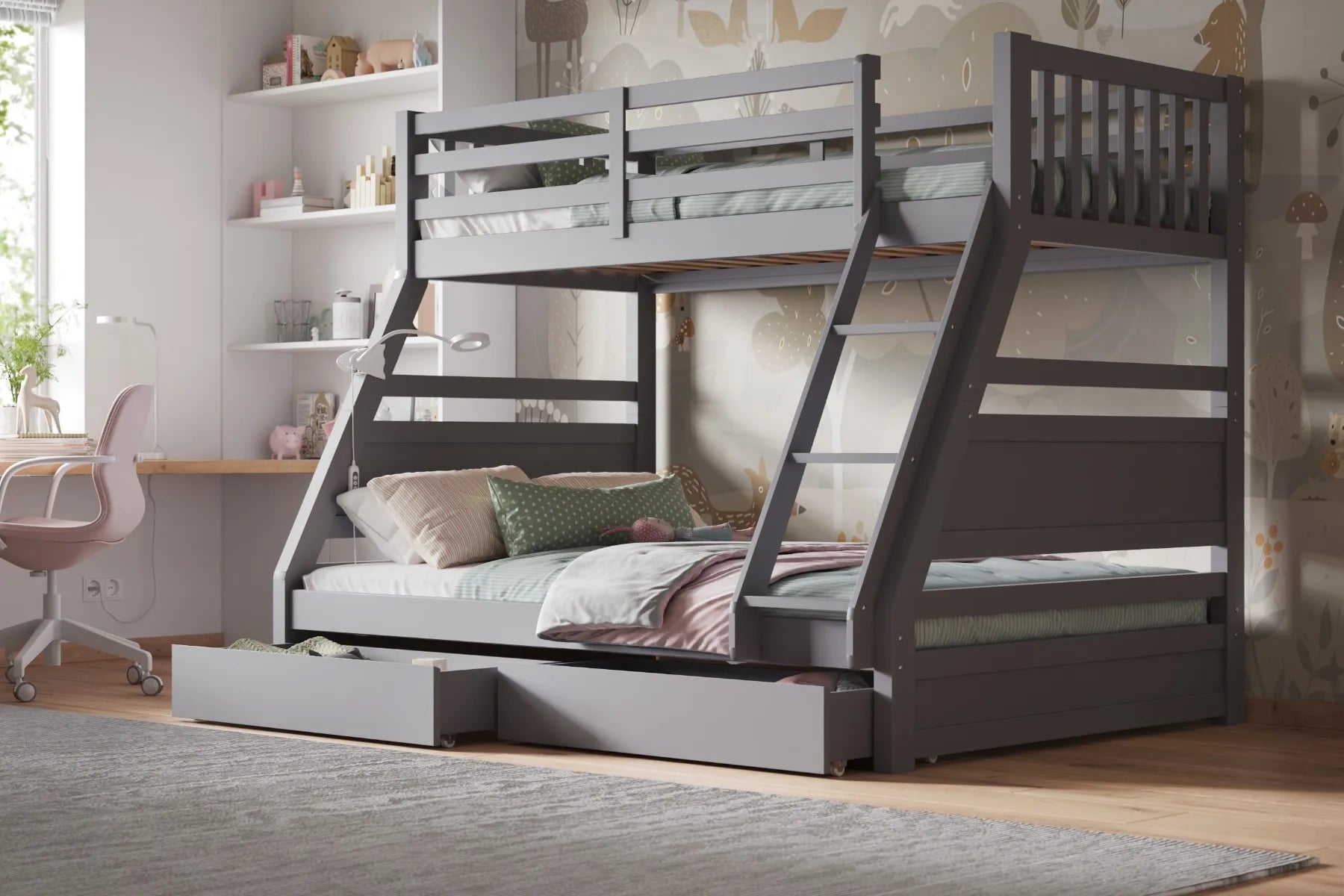 Oceano Triple Bunk Wooden