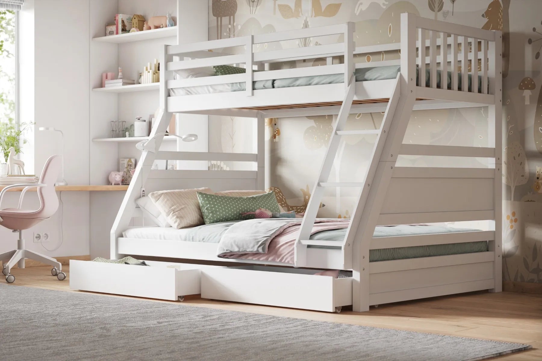 Oceano Triple Bunk Wooden