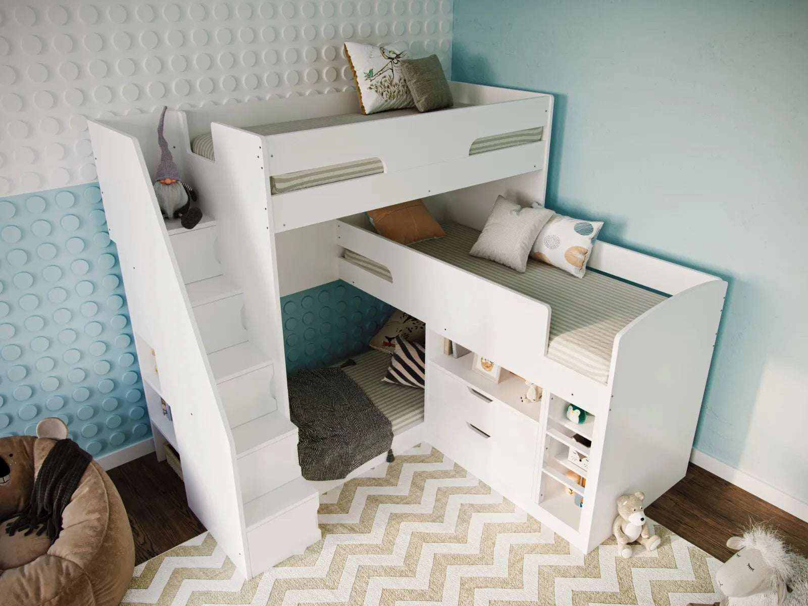 Opulent Triple Bunk Bed