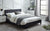 Rollie Grey Velvet Bed Frame