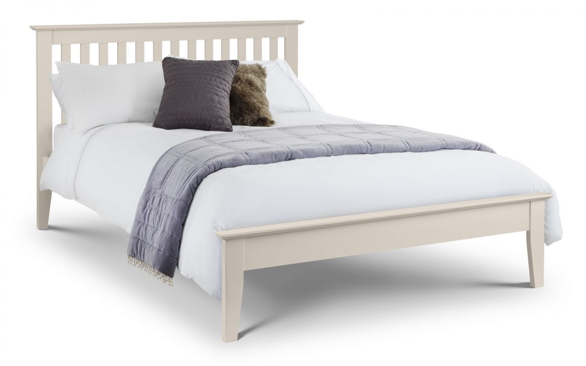 Sylvan Wooden Bed Ivory