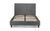 Siena Grey Velvet Bed