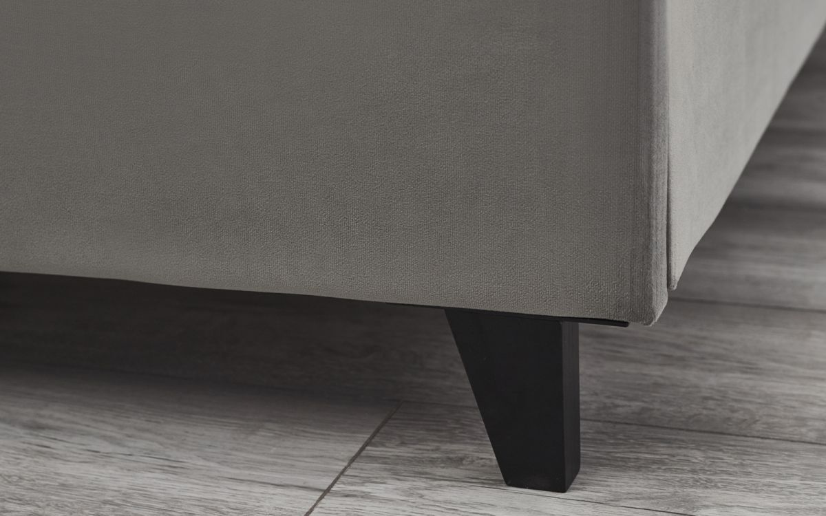Siena Grey Velvet Bed