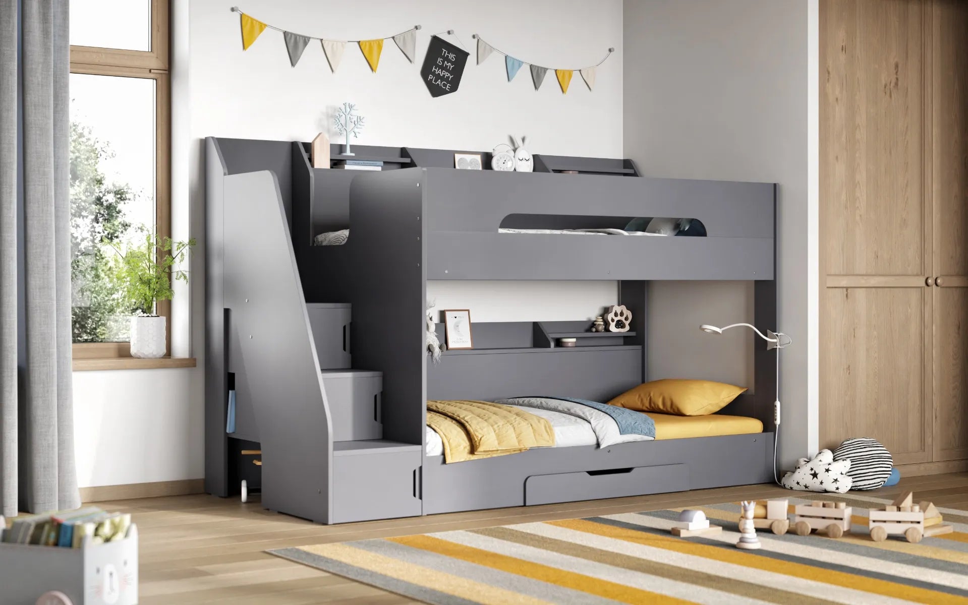 Smart Staircase Bunk Bed With Storage