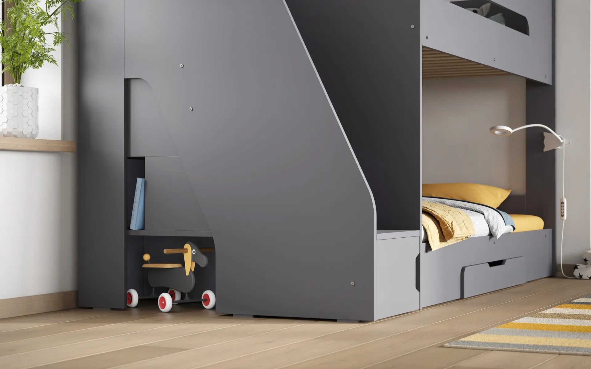 Smart Staircase Bunk Bed With Storage