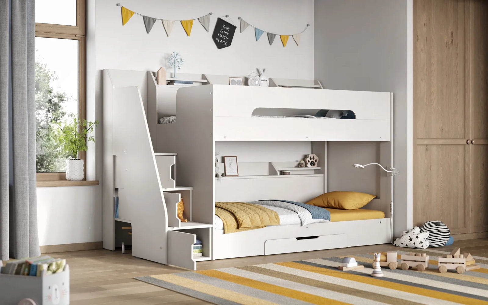 Smart Staircase Bunk Bed With Storage